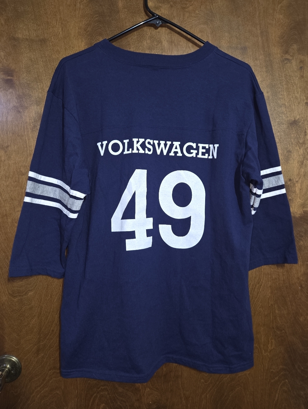 VfL Wolfsburg 49 Football Shirt Volkswagen Wolfsburg soccer Blue White Men's MED